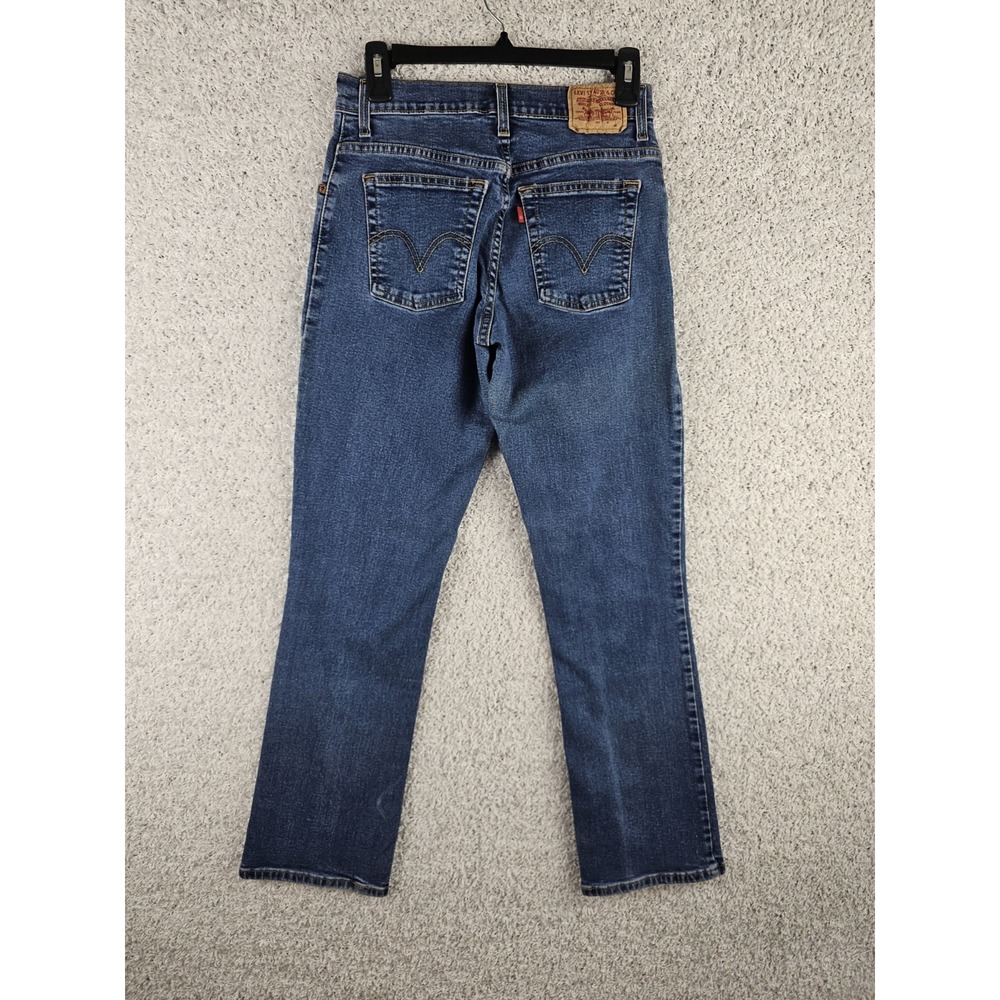 Vtg Levis 350 Relaxed Straight Jeans Womens‎ 6m (27x29) Bootcut Blue Denim Jeans - Picture 10 of 15